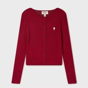 후아유 High Gauge Cotton Cable Cardigan WHCKG4821F