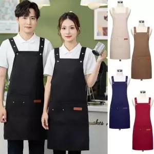 카페 식당 앞치마 어린이집 유치원 캔버스 공방 바리스타 미술 주방 김장