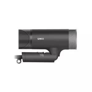 유닉스 메탈 무광블랙 1600W 접이식 헤어 드라이기 UN-A1610