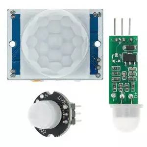 HCSR501 MHSR602 조정 IR 초전기 적외선 미니 PIR 인체 센서 감지기 모듈 Arduino용 브래킷