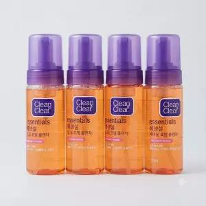 클린앤클리어 에센셜 훼이셜 포밍 클렌저 150ml, 4개