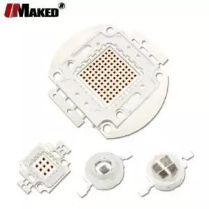 적외선 고출력 LED 칩 IR 730850940nm 3W 5W 10W 20W 30W 50W 100W 이미터 다이오드 COB 통합 매트릭스
