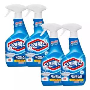 유한락스 욕실 청소용 600ml 4개