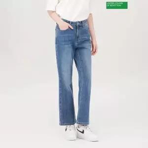 베네통 솔리드 부츠컷 데님 팬츠 BADP12541