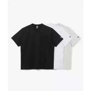 NEW ERA LIGHTERA 에센셜 3팩 포켓 반팔 티셔츠 멀티