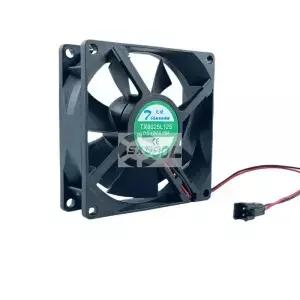 PC 및 전자 제품용 초저소음 무음 냉각 선풍기 케이스 TX8025L12S 12V 0.08A 8cm 80x80x25mm