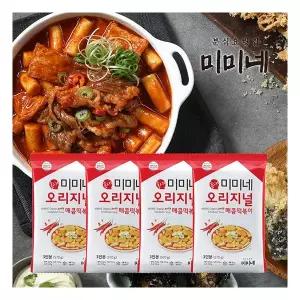 미미네 오리지널 매콤떡볶이 570g*4팩 (총12인분)