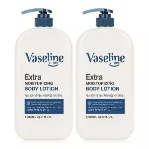 바이존바세린 퍼퓸 고보습 대용량 바디로션 1000ml 2개
