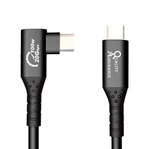 닌텐도 게임기 C타입 고속충전 전원 어댑터 케이블 USB PD 100W USB3.2 ㄱ자 90도 연결 1M CABLE