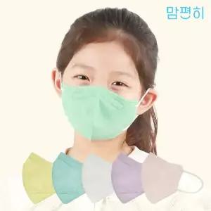 맘편히 마스크 키즈 초소형 어린이 컬러 마스크 100매
