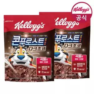 켈로그 시리얼 콘푸로스트 다크초코 550g x 2개
