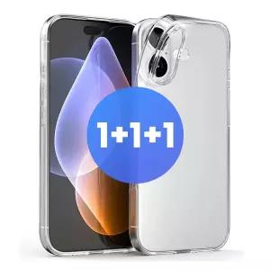 1+1+1 투명 젤리 케이스 갤럭시 S26 S25 S24 S23 울트라 A17 A16 A36 A15 A25 A27 A57 아이폰 18 17 16