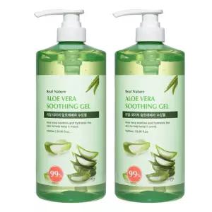 코스메이트 네이처 알로에베라 수딩젤 1000ml 2개