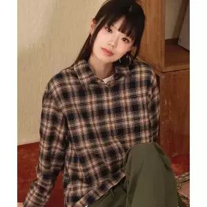 [하프클럽/체이스컬트]W 체크 셔츠