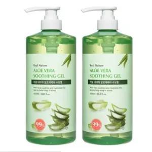 브라질리언 수딩젤 다리털 겨털 제모 애프터 왁싱 후 진정 크림 알로에젤 1000ml 2개
