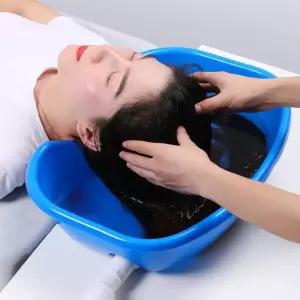 임산부 환자용 간이세발기 머리감기 통 대야 이동식 샴푸대
