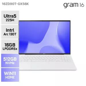 LG 그램16 16ZD90T-GX56K 인텔 울트라5 225H 업무용 대학생 휴대용 노트북 16GB 512GB WIN11 YO