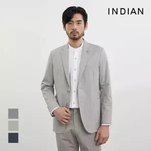[INDIAN] 면혼방 슬림 자켓_MIVFU4M3171