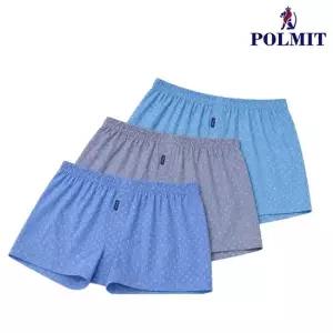 폴밋 PMT-812_4 국산 순면 니트 남성 빅사이즈 트렁크 팬티 3장세트