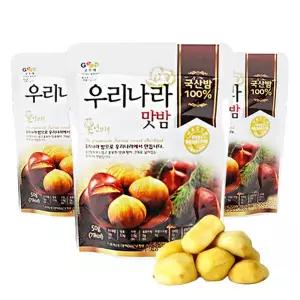 밤뜨래 우리나라맛밤 국내산 50g x 10개