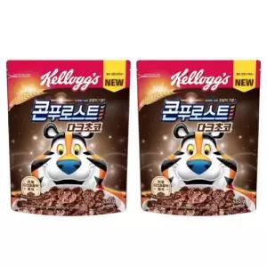 켈로그 시리얼 콘푸로스트 다크초코 550g X 2개 아이들간식/J