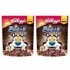 켈로그 시리얼 콘푸로스트 다크초코 550g X 2개 아이들간식/J
