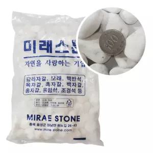 칼라스톤 화분 마감재 하양 3kg