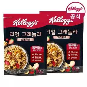 켈로그 시리얼 리얼 그래놀라 400g x 2개