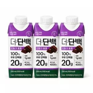 빙그레 더단백 프로틴 드링크 초코 250ml 18개