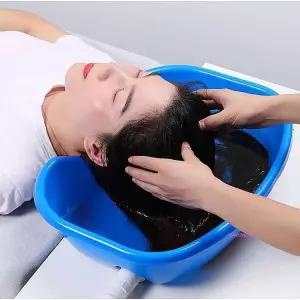 머리감기 누워서 대야 노인 간이세발기 세발기 임산부 이동식 샴푸대 환자용 노인용 머리감기기cde306
