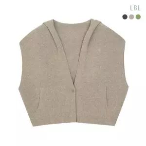 (런칭가 69,000원)26SS 캐시미어울 블렌드 홀가먼트 후드 가디건