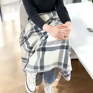 무릎담요 극세사 학생 어깨 망토