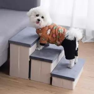 강아지 쇼파계단 침대계단 무릎관절 수납형