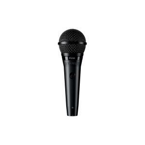 SHURE PGA58 다이내믹 마이크로폰 - 카디오이드 픽업 패턴을 지원하는 보컬용 핸드헬드 마이크 개별 온/오프 스위치 스탠드 어댑터 및 지퍼 파우치 케이블 없음 (PGA58-LC)