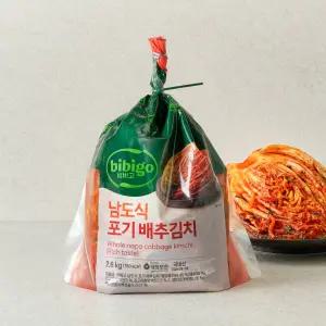 비비고 남도식 포기 배추김치 2.6kg 1개