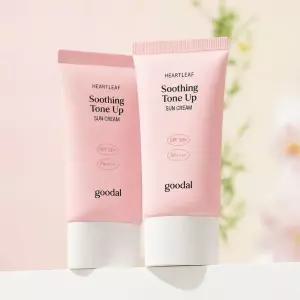 [핑크톤업] 구달 맑은 어성초 진정 수분 톤업 선크림 50ml 1+1 기획