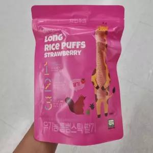 자연주의 유기농 롱뻥스틱 딸기 30g