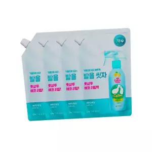 온더바디 코튼풋 발을씻자 풋샴푸 레몬향 리필 500ml 4개