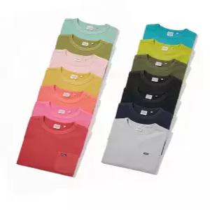 17COLOR 워시드 베이직 포켓 반팔 티셔츠