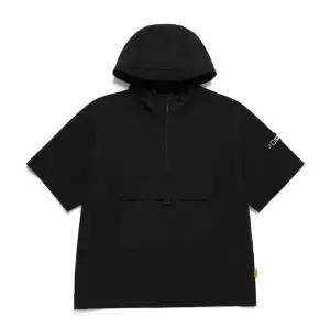 내셔널 지오그래픽 아델리 경량 우븐 스트레치 반팔 아노락 CARBON BLACK