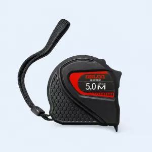 DELIXI 줄자 5m/10m x 폭25mm 오토락 잠금장치 벨트클립 휴대용 스틸