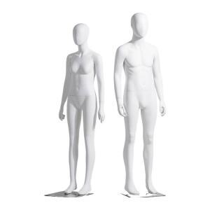 무광택전신마네킹 남자 여자 커플 홀더 가게 아이용 디자인 청소년 160cm 피팅 푸른