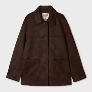 후아유 Synthetic Suede Half Jacket WHJKG49 2F