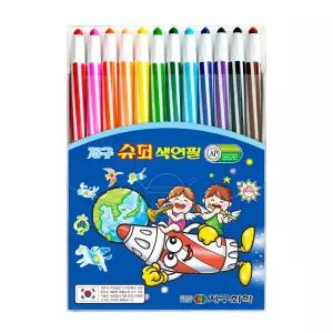 지구 슈퍼색연필 12색