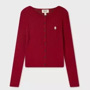 후아유 High Gauge Cotton Cable Cardigan WHCKG4821F