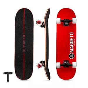 Magneto SUV 스케이트보드 31x8.5인치 7레이어 캐나디안 메이플 완제품
