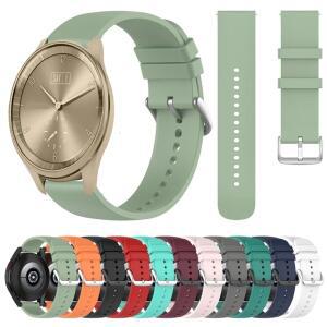 Garmin Vivomove 스포츠/스타일/Luxe/Trend Watchband 스마트 시계 교체 실리콘 밴드 스트랩 팔찌 액세서리
