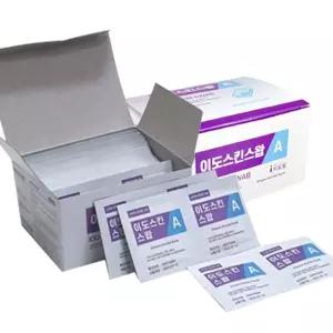 국산 이도팜 이도스킨스왑A 100매 3통 알콜솜 솜류 핸드폰소독 알콜스왑 에탄올 H-C2A97