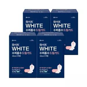 화이트 수퍼흡수 드림가드 / 드림핏 수퍼롱 16 x 4