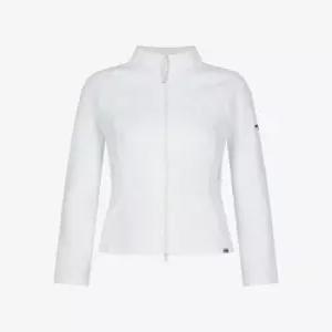 NJ5JS32K 화이트라벨 여성 벨로라 집업 IVORY